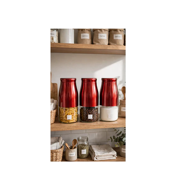 Contenedor Para Alimentos De Vidrio. 3