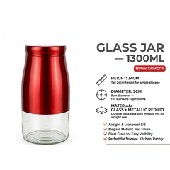 Contenedor Para Alimentos De Vidrio.