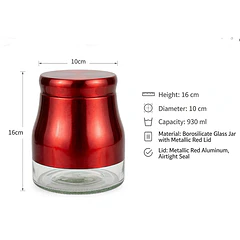 Contenedor Para Alimentos De Vidrio.
