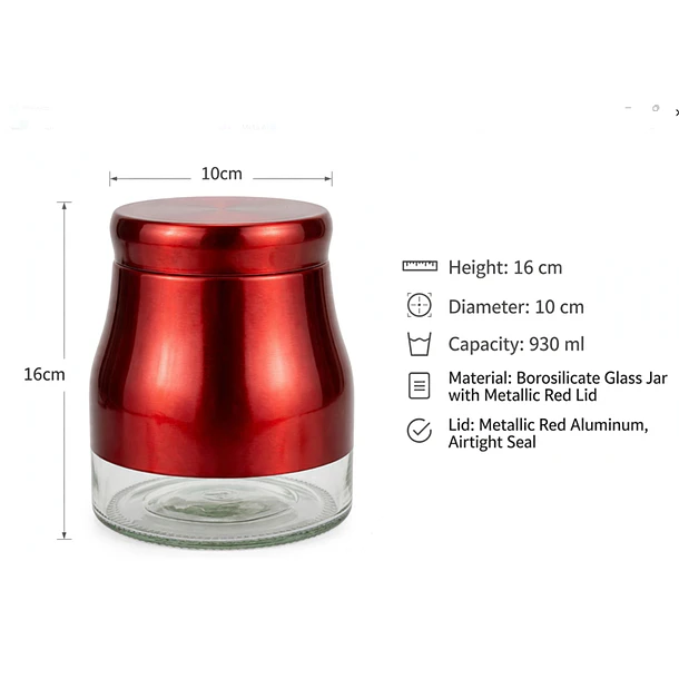 Contenedor Para Alimentos De Vidrio. 2