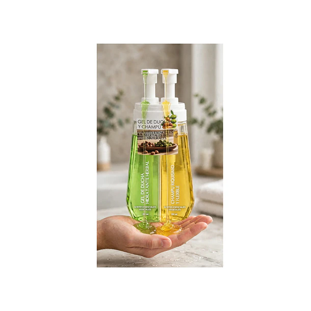 Luckylily Kit Gel De Ducha Y Champú 4