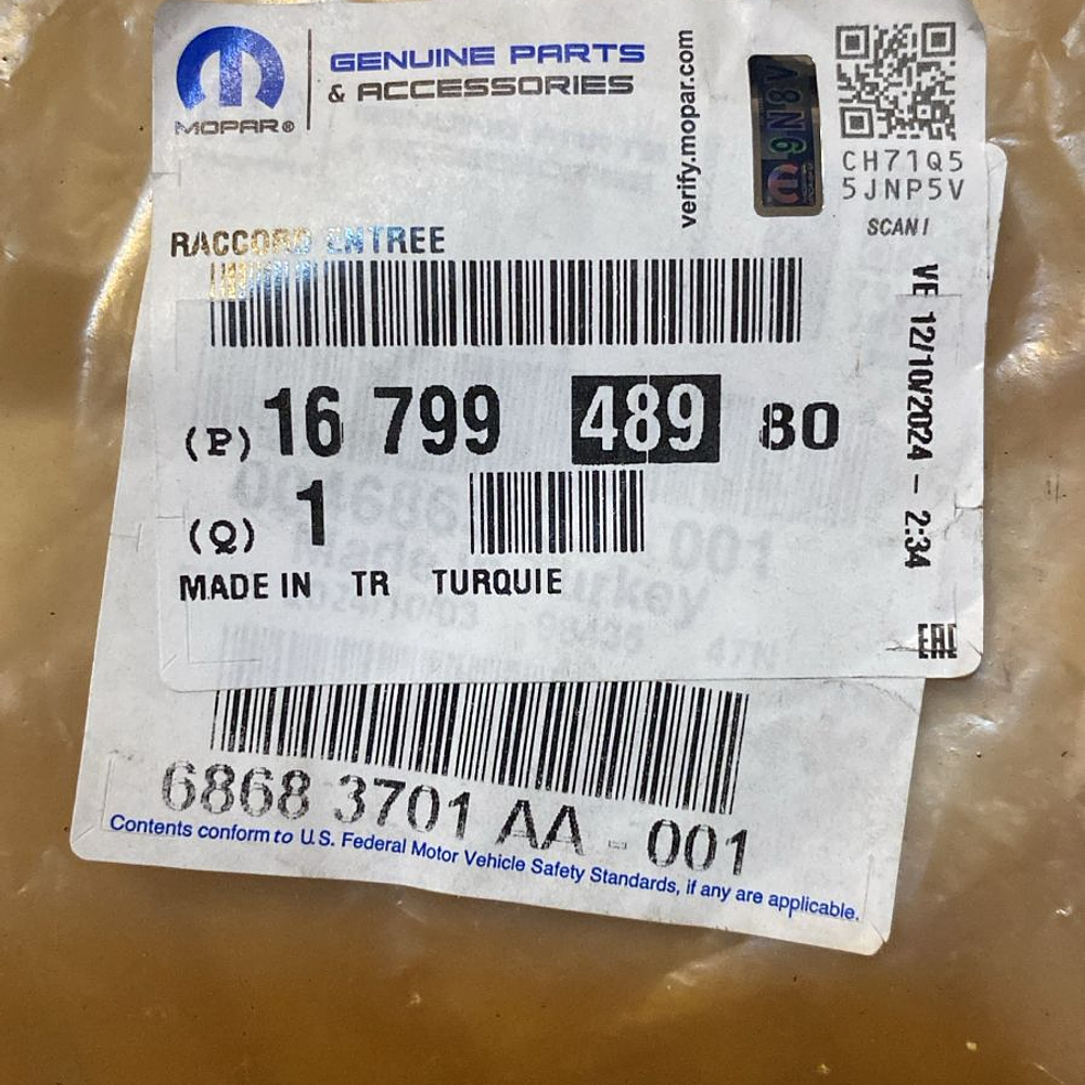 MANGUERA DE RADIADOR SUPERIOR PEUGEOT BOXER 3 -  CITROEN JUMPER 3