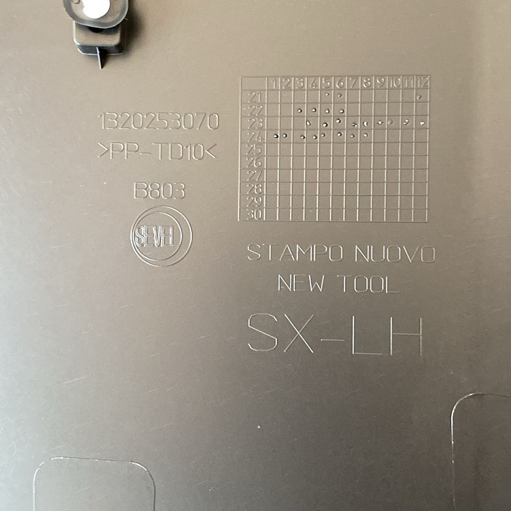 MOLDURA TRASERA PEUGEOT BOXER