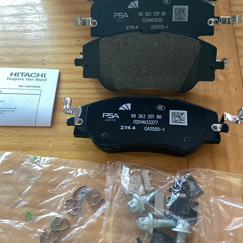 PASTILLAS DE FRENOS  1.5