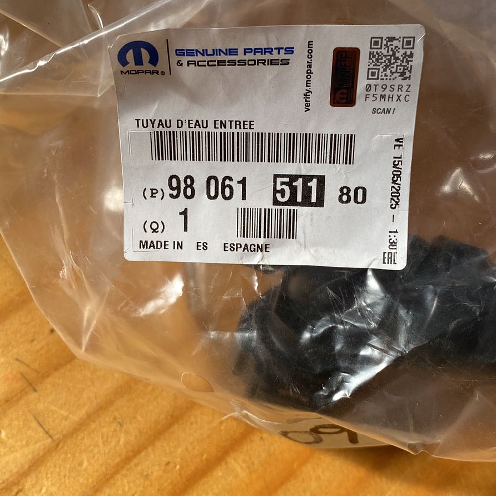 MANGUERA CALEFACCIÓN  OPEL VIVARO