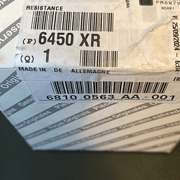 RESISTENCIA CALEFACCION PEUGEOT BOXER