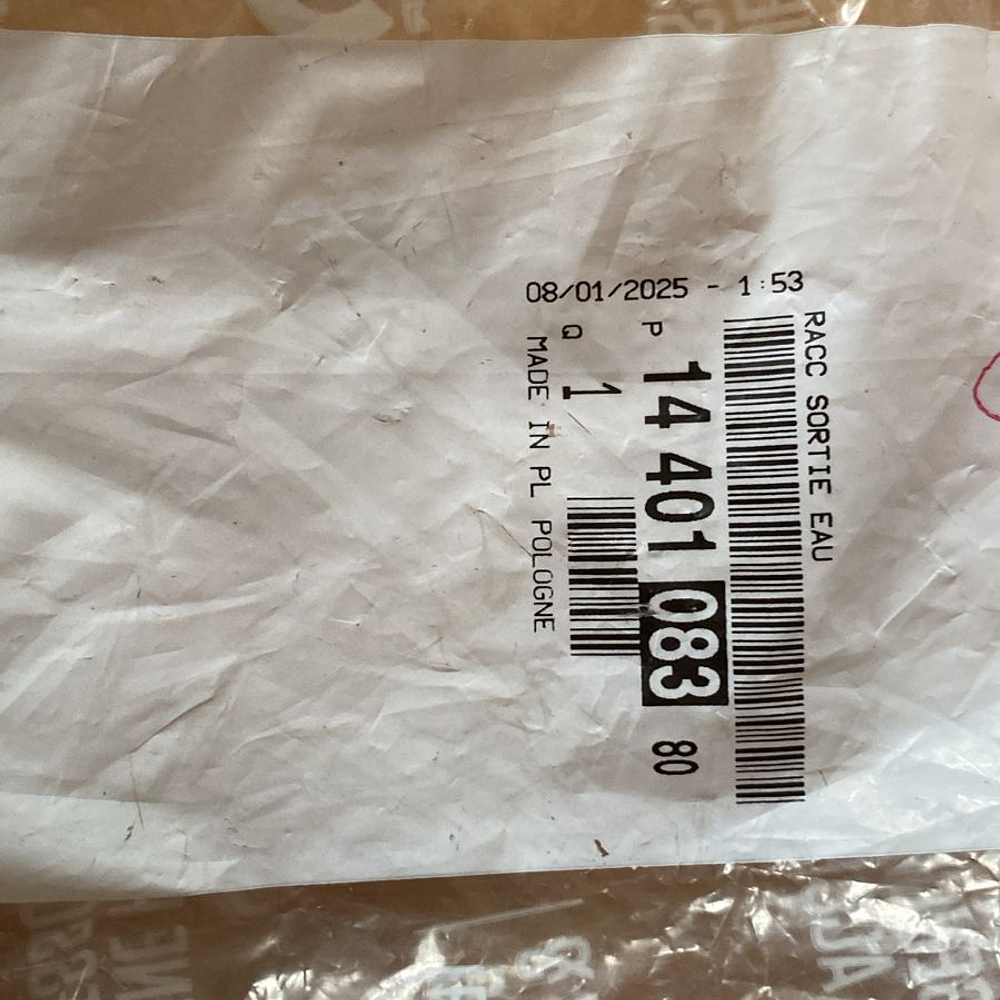 MANGUERA RADIADOR PEUGEOT EXPERT 3  1.6 INFERIOR