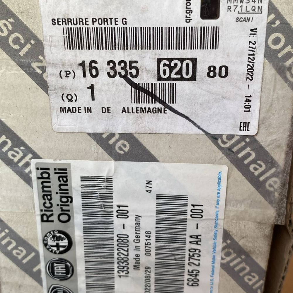 CHAPA PUERTA CHOFER  (SEGUN CHASIS O VIN)