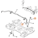 TUERCA BARRA ESTABILIZADORA (JUEGO DE 4)  (SEGUN CHASIS O VIN)