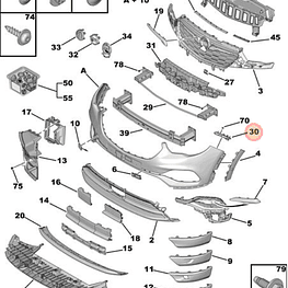 MENSULA OPEL GRANDLAND DERECHA
