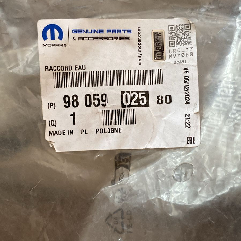 MANGUERA DEPOSITO RADIADOR PEUGEOT TRAVELLER