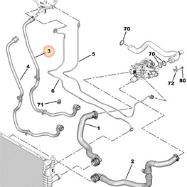 MANGUERA DEPOSITO RADIADOR PEUGEOT TRAVELLER