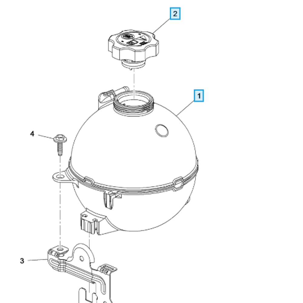 DEPOSITO RADIADOR OPEL INSIGNIA SIN TAPA