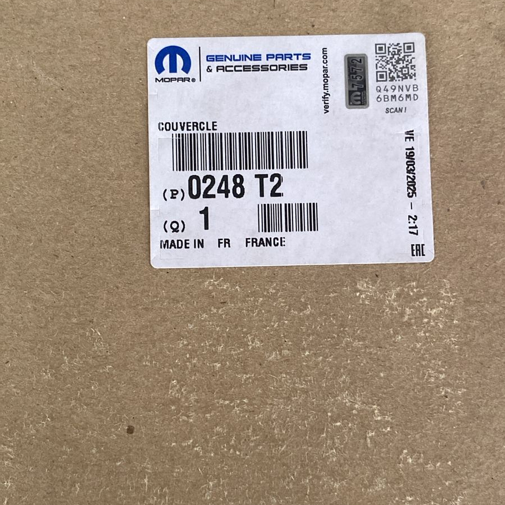 TAPA VALVULAS CITROEN JUMPY 3  HDi 2.0 (SOLO A PEDIDO 60-90 DIAS IMPORTACON)