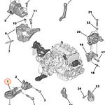 SOPORTE MOTOR PEUGEOT BOXER 3 - CITROEN JUMPER3