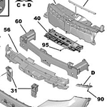 FRONTAL SUPERIOR PEUGEOT 2008
