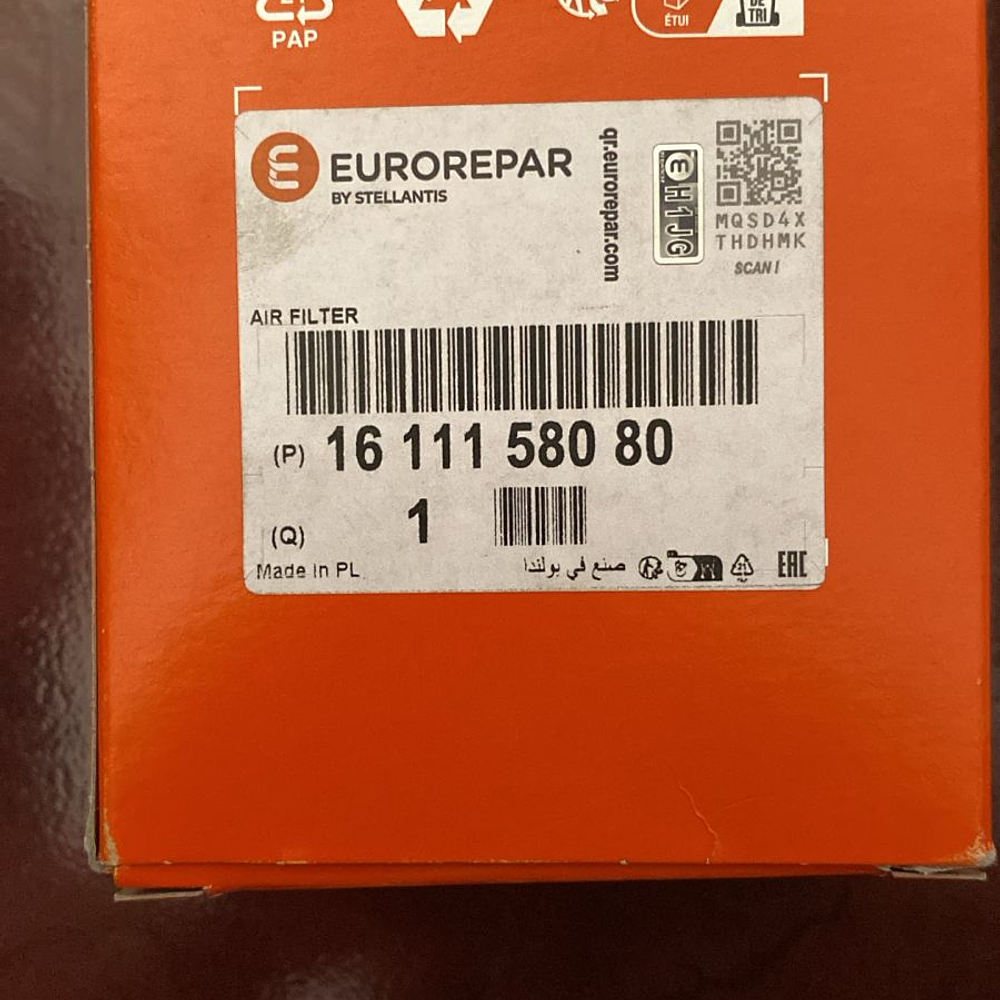 FILTRO DE AIRE (SEGUN CHASIS O VIN)