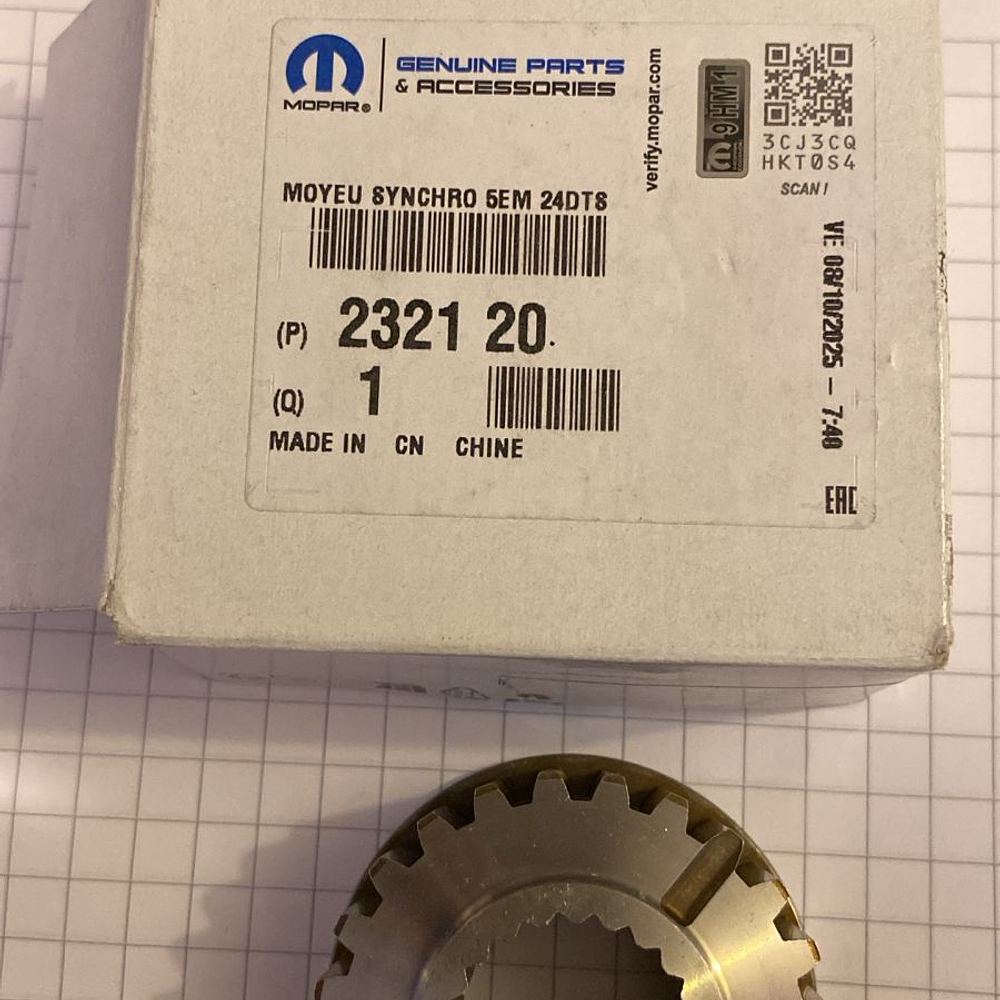 PIÑON DE QUINTA (SEGUN CHASIS O VIN)