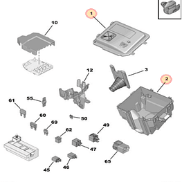 CAJA FUSIBLES CON TAPA  208 - 2008 - C4