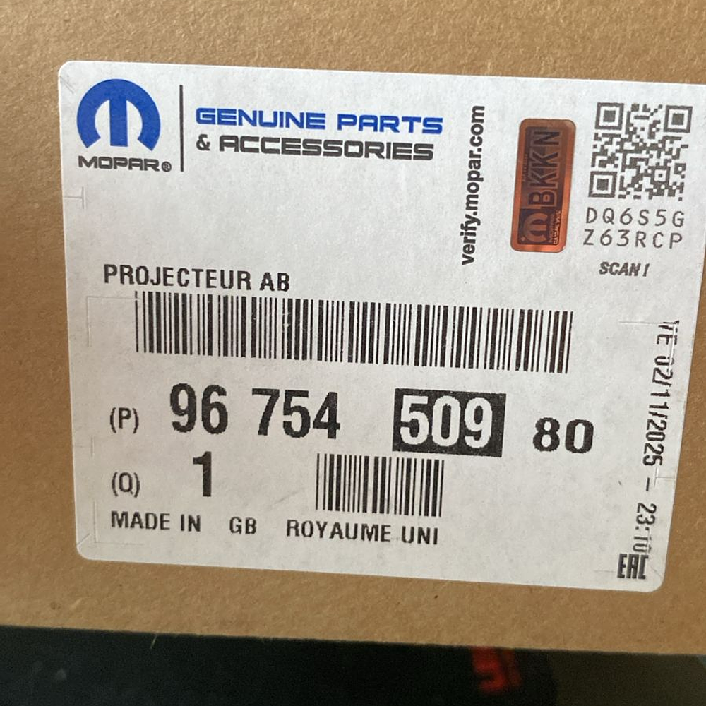 NEBLINERO PEUGEOT-CITROEN (SEGUN CHASIS O VIN) (DESCRIPCION LEER)