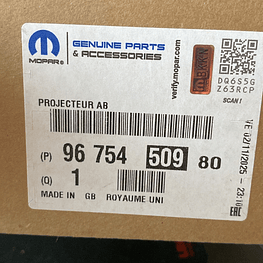 NEBLINERO PEUGEOT-CITROEN (SEGUN CHASIS O VIN) (DESCRIPCION LEER)