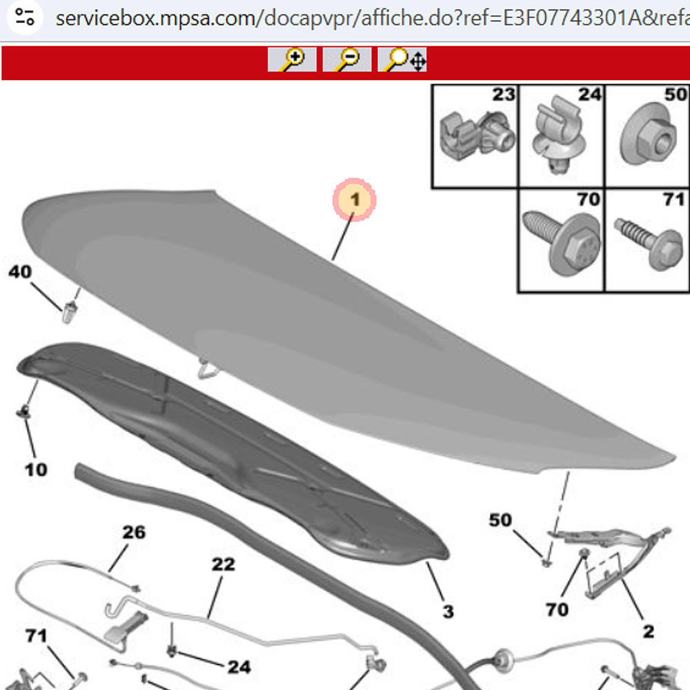 CAPOT CITROEN C4 CACTUS