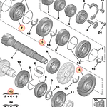 SINCRONIZADOR  1 Y 2 (SEGUN CHASIS O VIN)