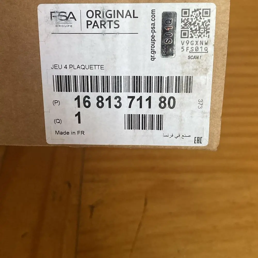 PASTILLAS DE FRENOS  1.5 (SOLO A PEDIDO,SEGUN CHASIS O VIN)