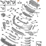 FRONTAL SUPERIOR OPEL GRANDLAND