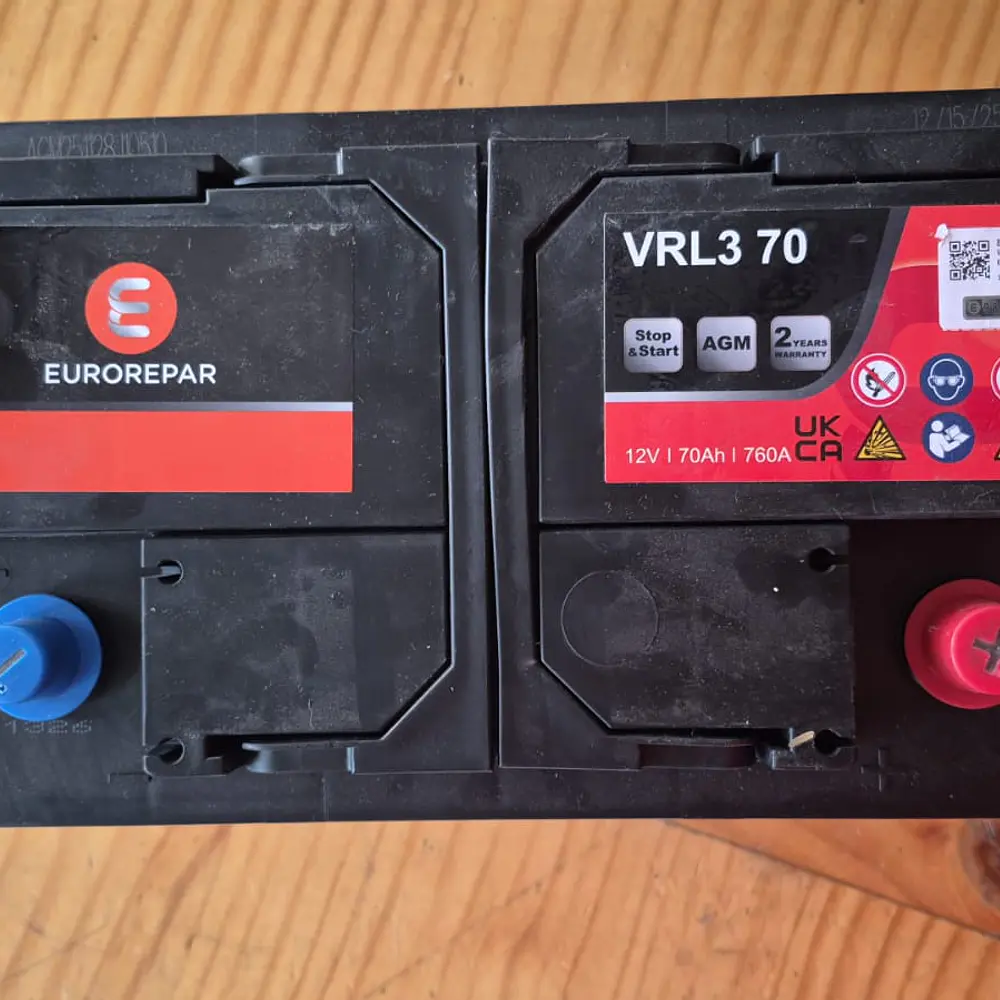 BATERIA AGM 760A-70A (START Y STOP)   (SEGUN CHASIS O VIN) (SOLO RETIRO EN LOCAL)