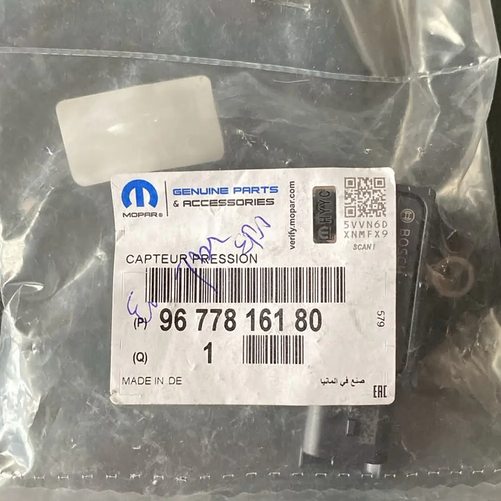 SENSOR CAPTOR DE PRESION DIFERENCIAL OPEL COMBO 1.5