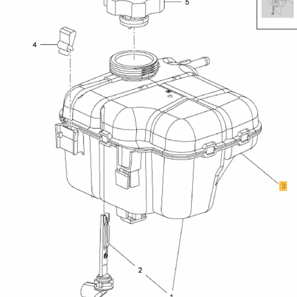 DEPOSITO DE COOLANT OPEL ASTRA