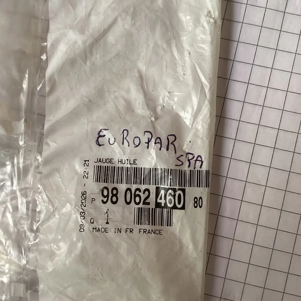 SENSOR NIVEL DE ACEITE (MOTOR EP6)