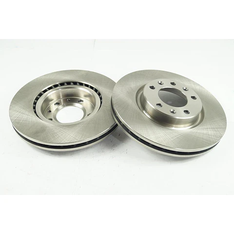 JUEGO 2 DISCOS FRENO DELANTEROS VENTILADOS PARA CITROEN C4 2012-, DS4 Y PEUGEOT 308 II 2015-2018 (T9)