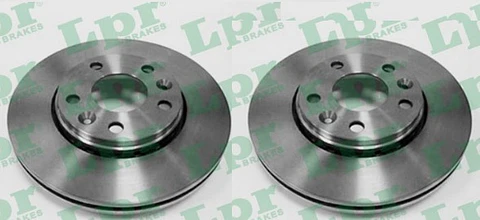 JUEGO 2 DISCOS FRENO DELANTEROS VENTILADOS PARA RENAULT 4X2 ARKANA, DUSTER, EXPRESS, FLUENCE, MEGANE III Y OROCH 