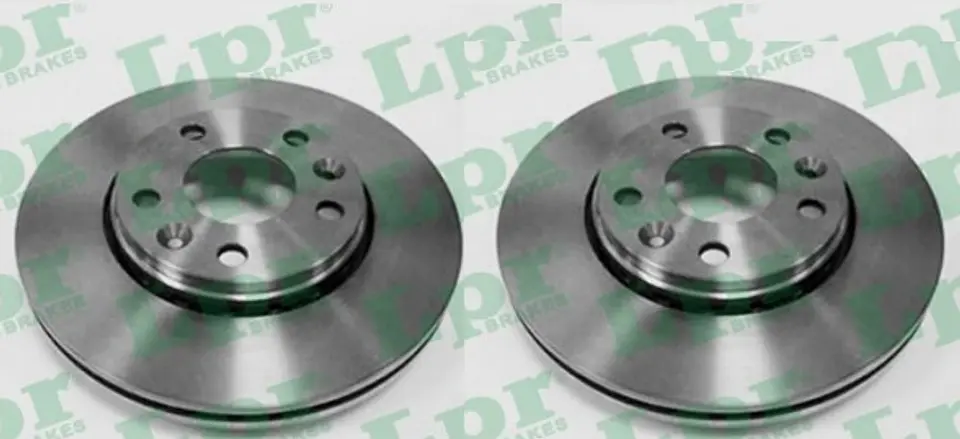 JUEGO 2 DISCOS FRENO DELANTEROS VENTILADOS PARA RENAULT 4X2 ARKANA, DUSTER, EXPRESS, FLUENCE, MEGANE III Y OROCH  1