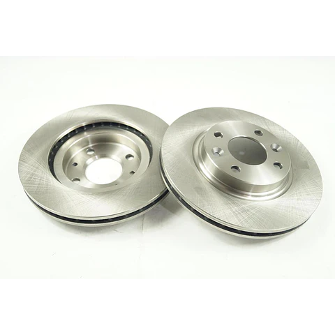 JUEGO 2 DISCOS FRENO DELANTEROS VENTILADOS PARA RENAULT IV 1.2 Y 0.9 2016-2020 , NEW SYMBOL 1.6 2018-2022, SANDERO II Y CAPTUR