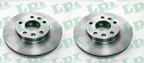 JUEGO 2 DISCOS FRENO DELANTEROS VENTILADOS RENAULT DUSTER 1.6 2012-2013 Y H4M 1.6 2022-2024 K4M, OROCH 2015- Y MEGANE IV 2015-