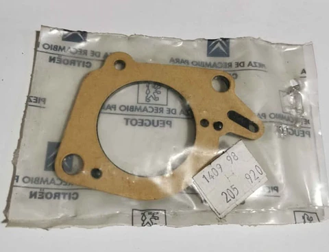 BASE INSULADOR CARBURADOR WEBER PEUGEOT 205