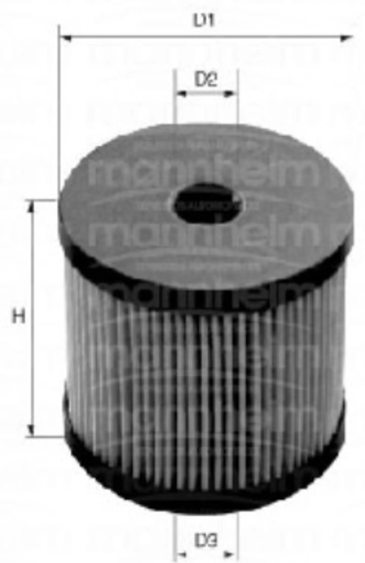 FILTRO PETROLEO PARA PEUGEOT 406 (hasta 2010), 307 (2002-2005), 307 BREAK (2002-2005) 1