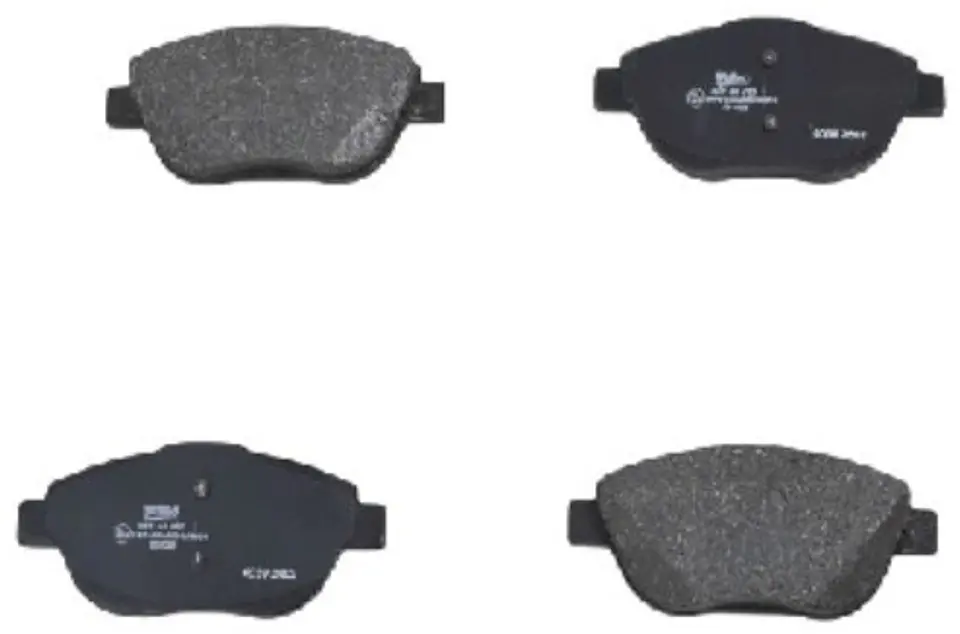 PASTILLAS FRENO DELANTERAS JUEGO SEMI-METALICAS PARA PEUGEOT 2008 (hasta 2020), 208 (2020 en adelante), 208 (2019-2022) 1