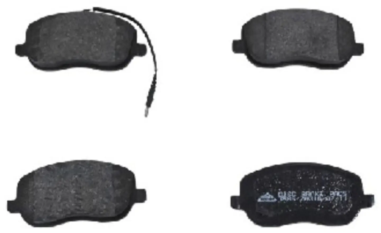 PASTILLAS FRENO DELANTERAS JUEGO SEMI-METALICAS PARA PEUGEOT EXPERT (hasta 2017) 1