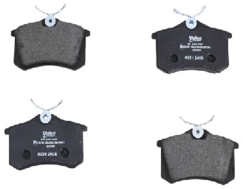 PASTILLAS FRENO TRASERAS JUEGO SEMI-METALICAS PARA PEUGEOT 2008 (hasta 2020), 207 (2009-2011), PARTNER TEPEE (2009-2012)