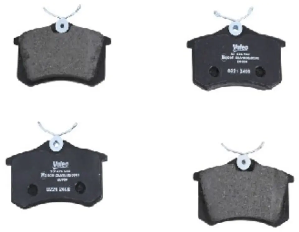 PASTILLAS FRENO TRASERAS JUEGO SEMI-METALICAS PARA PEUGEOT 2008 (hasta 2020), 207 (2009-2011), PARTNER TEPEE (2009-2012) 1
