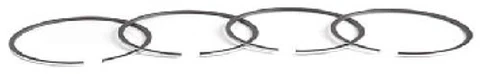 ANILLOS MOTOR CROMADOS STD PARA PEUGEOT 106 (1993-1996), 106 (1997-2000), 106 (2002-2003), 205 1.4 89-92 (1989-1992), 205 1.4 93-98 (1993-1998)