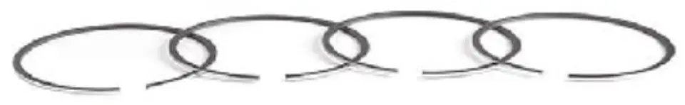 ANILLOS MOTOR CROMADOS STD PARA PEUGEOT 106 (1993-1996), 106 (1997-2000), 106 (2002-2003), 205 1.4 89-92 (1989-1992), 205 1.4 93-98 (1993-1998) 1