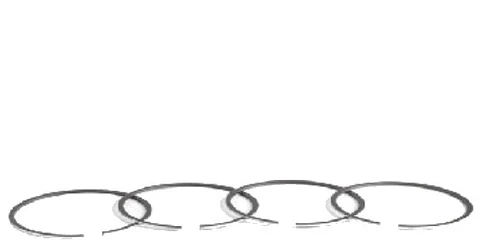 ANILLOS MOTOR CROMADOS STD PARA PEUGEOT 106 (1993-1996), 106 (1997-2000), 106 (2002-2003), 205 1.4 89-92 (1989-1992), 205 1.4 93-98 (1993-1998)