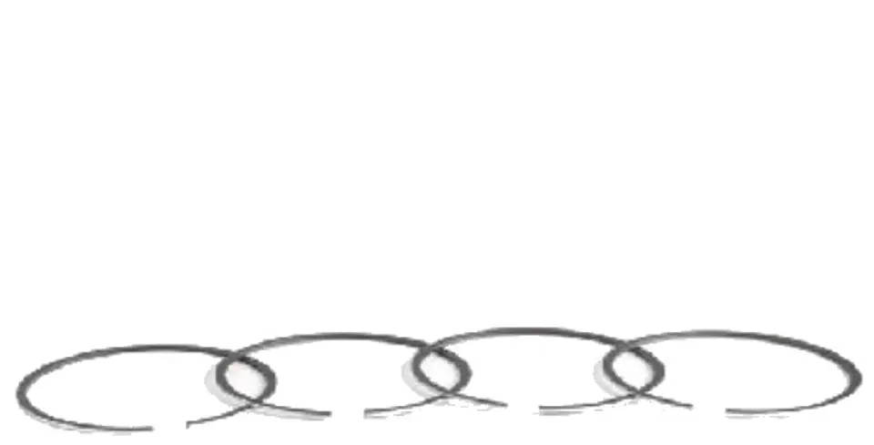ANILLOS MOTOR CROMADOS STD PARA PEUGEOT 106 (1993-1996), 106 (1997-2000), 106 (2002-2003), 205 1.4 89-92 (1989-1992), 205 1.4 93-98 (1993-1998) 1