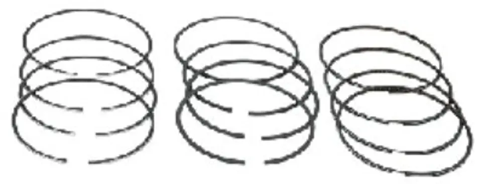 ANILLOS MOTOR CROMADOS STD PARA PEUGEOT 301 (2013-2017) | CITROEN C-ELYSEE (2013-2017) 1