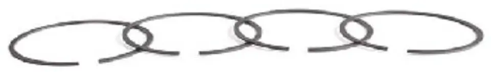 ANILLOS MOTOR NEGRO STD PARA PEUGEOT 305 GT (1986-1988), 309 (1989-1992), 309 (1993), 309 VTAL (1993-1994), 405 (1992) 1